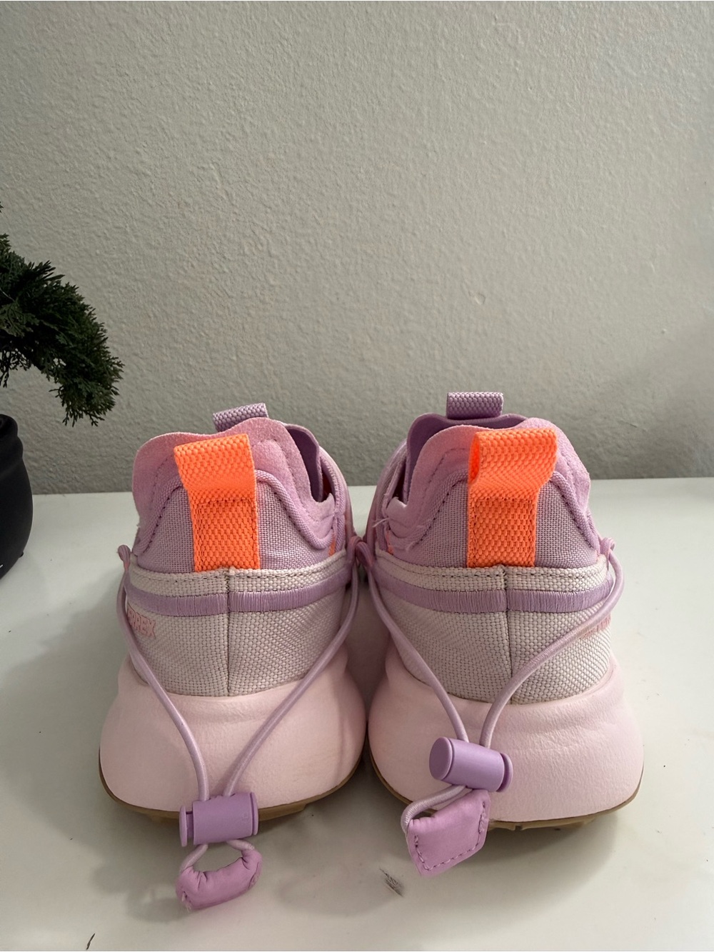adidas Women size 7 terrex voyager 21 canvas travel tLavender and Orange Trail - Picture 6 of 11